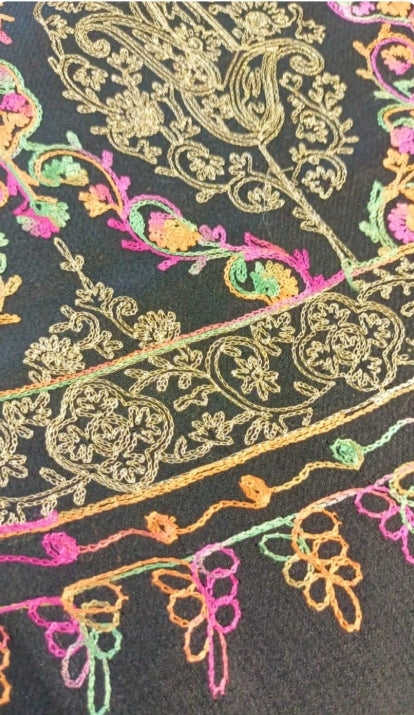 Pashmina Shawl Aari Embroidery
