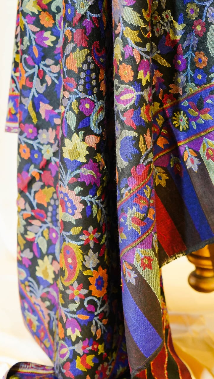 Kani Pashmina Shawl  Traditional Kashmiri Weave