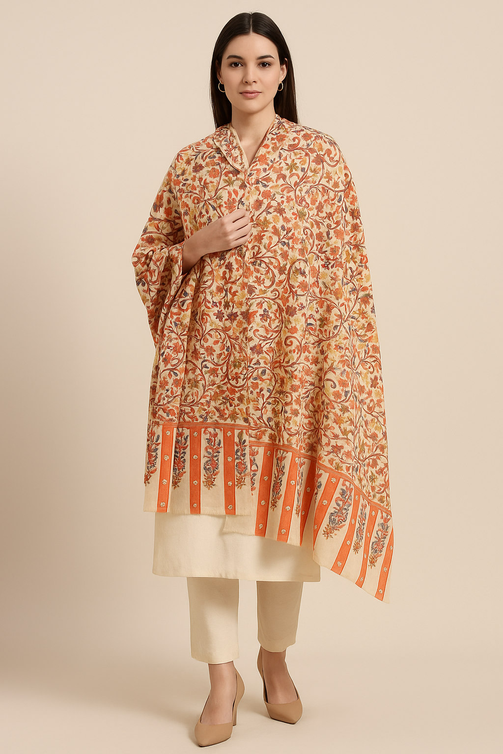 Luxury Printed Pashmina Shawl