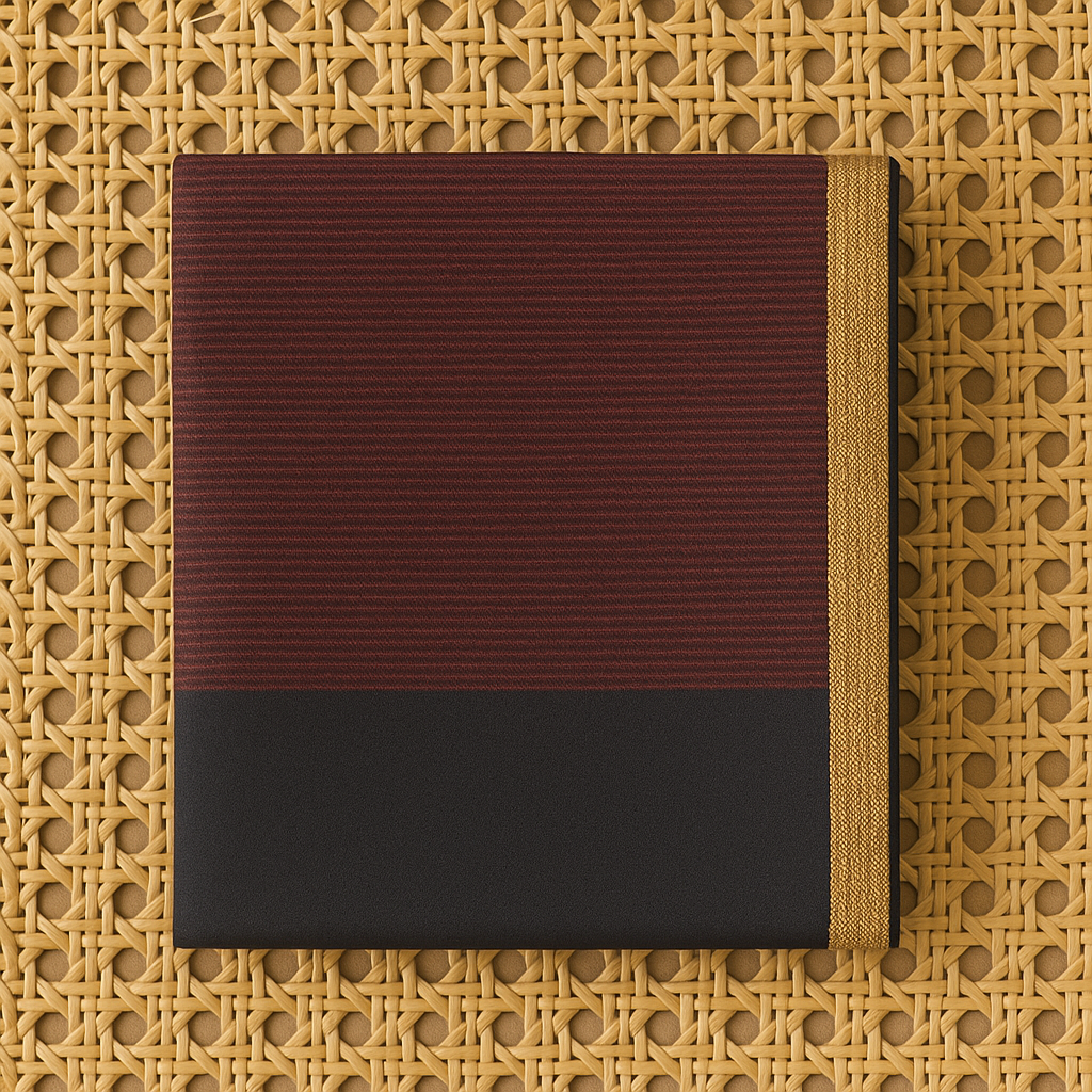 Maroon Striped Pashmina Shawl with Golden Border & Black Base