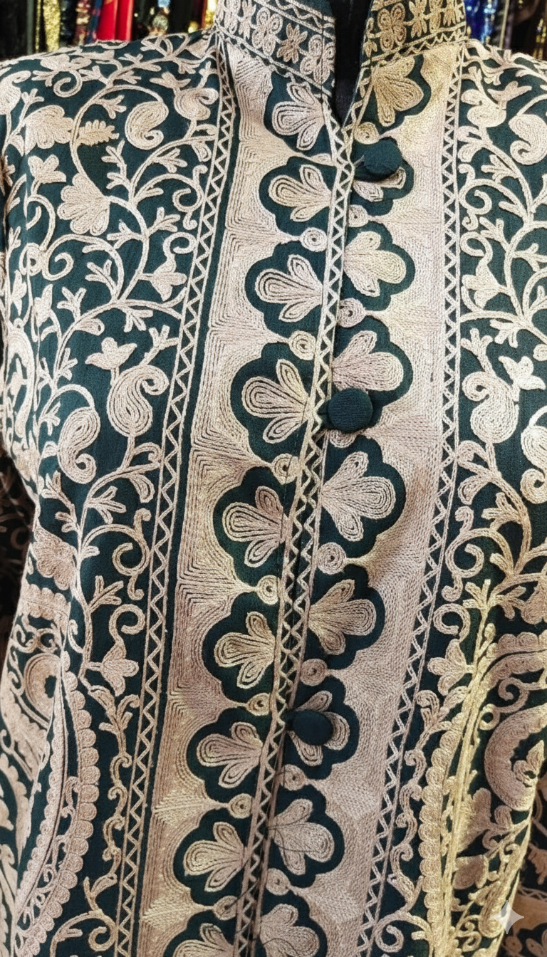 Exquisite Embroidered Silk Jacket