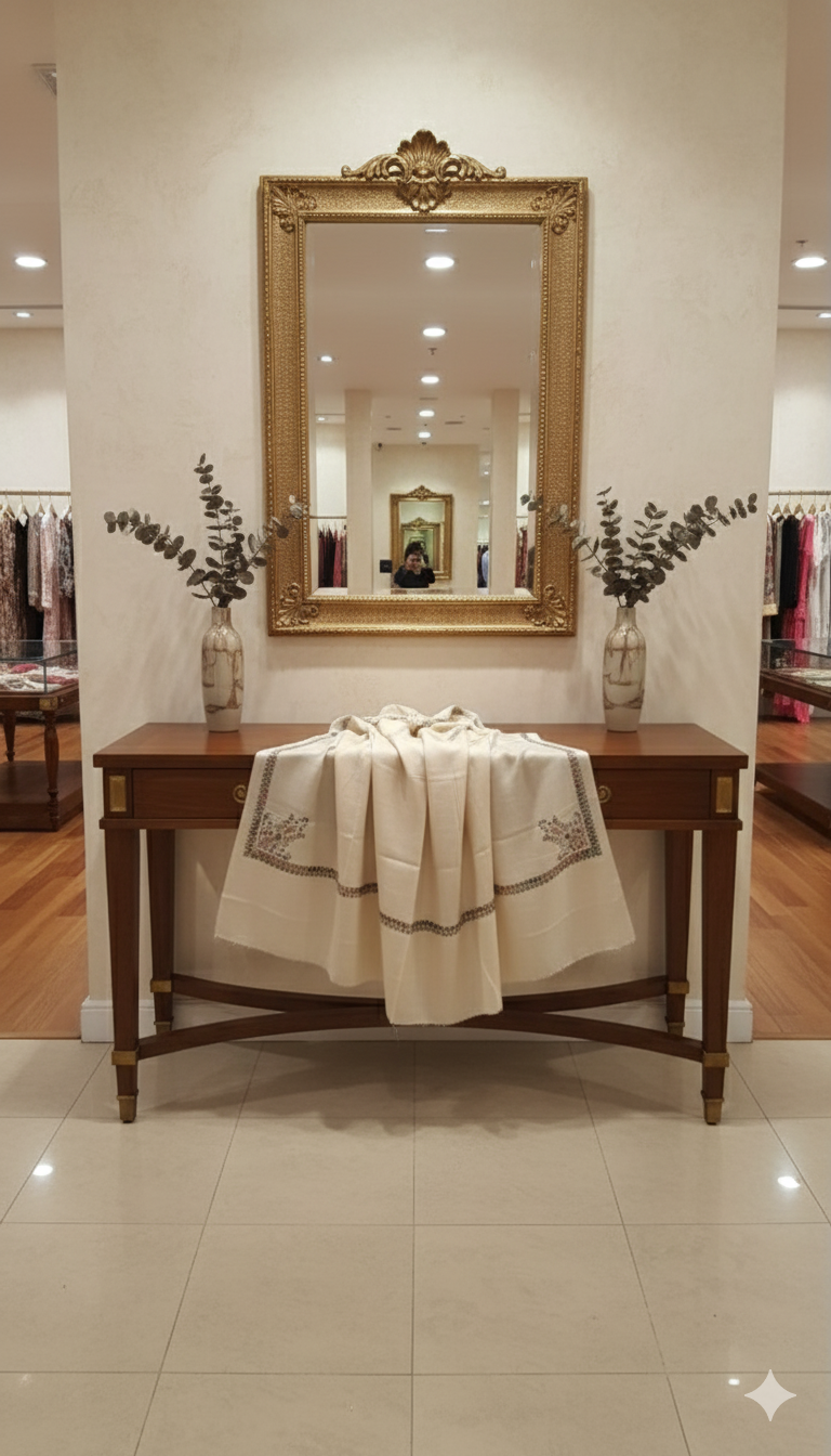 Luxury handcrafted Pashmina Shawl