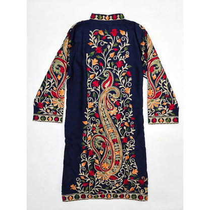 Navy Blue silk jacket