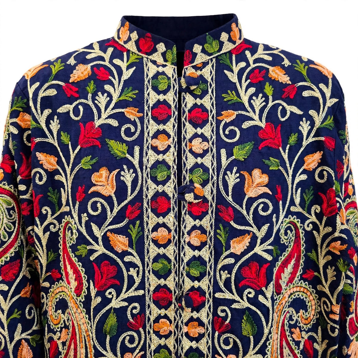 Navy Blue silk jacket