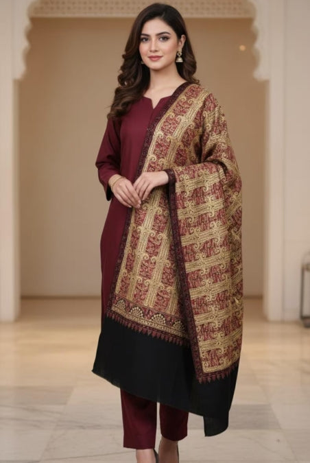 Elegant Woolen Shawl Wrap