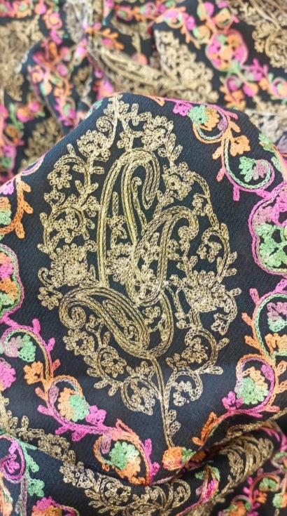 Pashmina Shawl Aari Embroidery