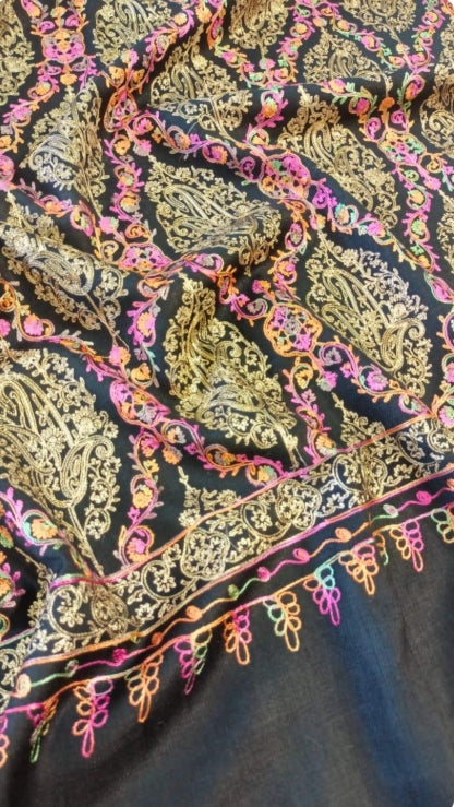 Pashmina Shawl Aari Embroidery