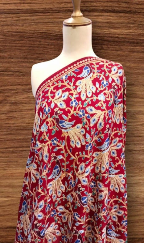 Heavy Embroidered Pashmina Shawl - Unique and Elegant