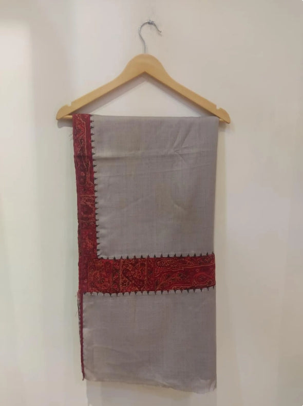 Patch Border Pashmina Shawl