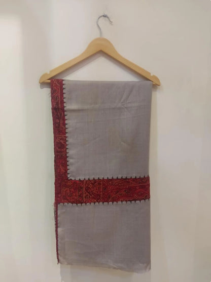 Patch Border Pashmina Shawl