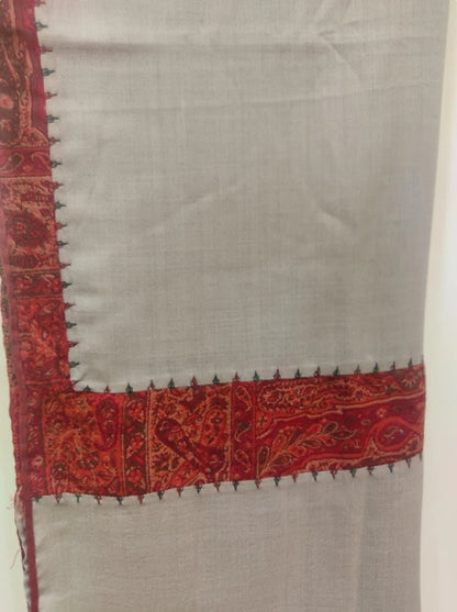 Patch Border Pashmina Shawl