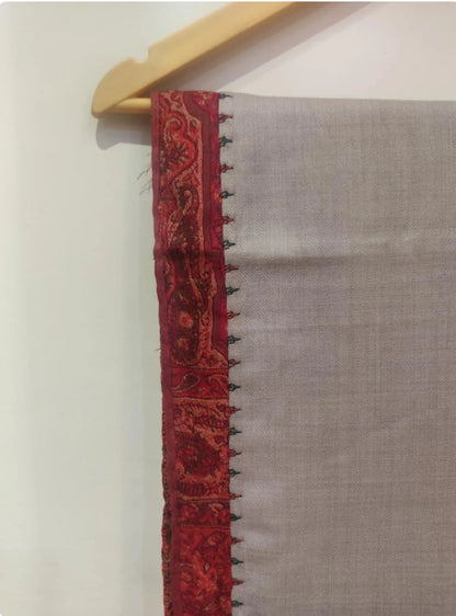 Patch Border Pashmina Shawl