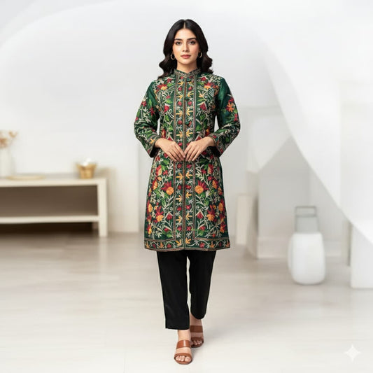 Kashmiri silk  jacket