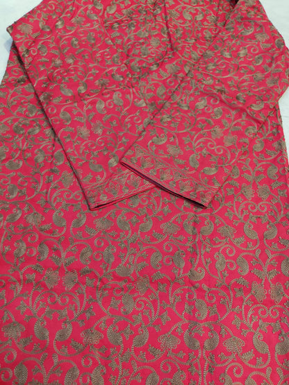 Artisan-Crafted Kashmiri Aari Embroidered Jacket - Floral Statement Coat