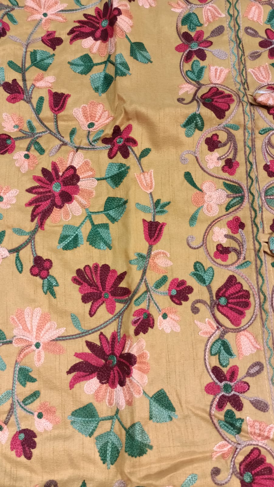 Luxury Kashmiri Coat - Embroidered, Elegant