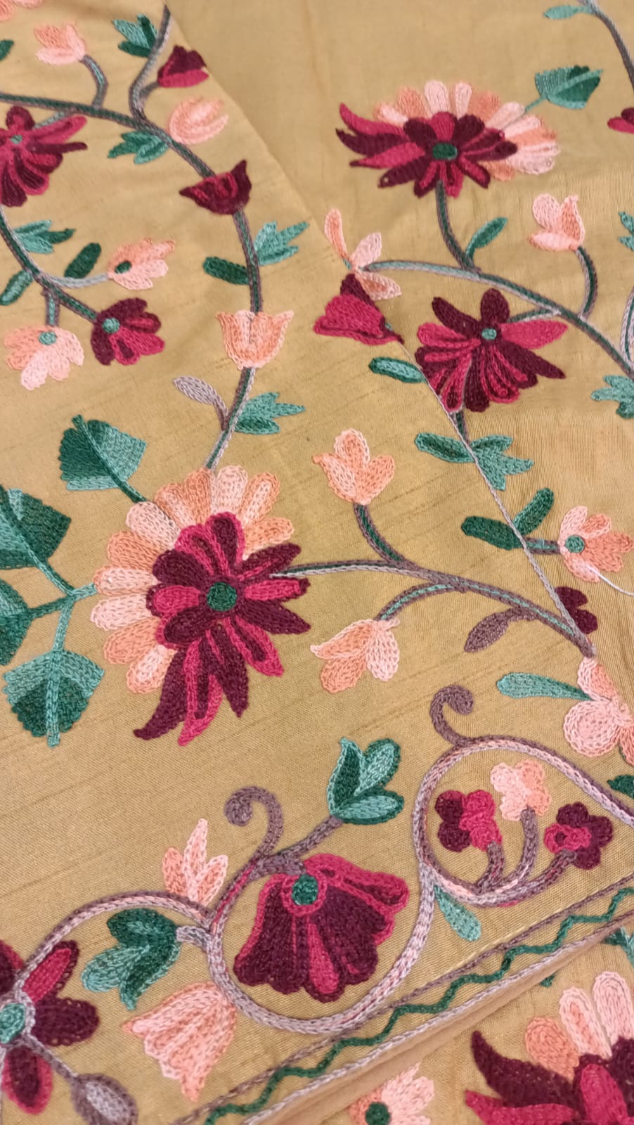 Luxury Kashmiri Coat - Embroidered, Elegant