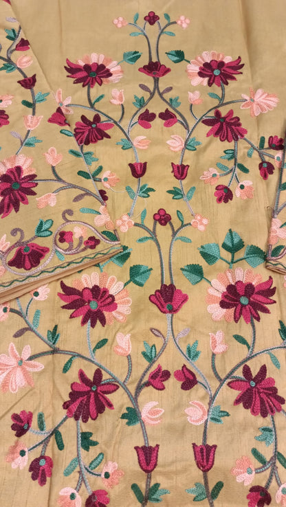 Luxury Kashmiri Coat - Embroidered, Elegant