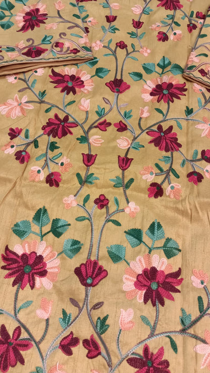 Luxury Kashmiri Coat - Embroidered, Elegant