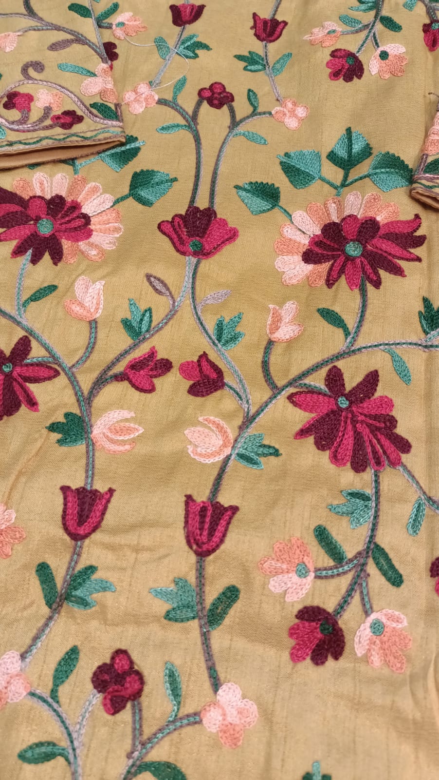 Luxury Kashmiri Coat - Embroidered, Elegant