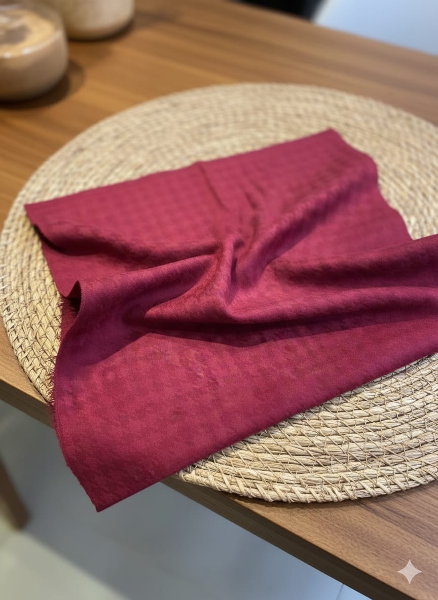 Classic Solid maroon Wool/Pashmina Stole