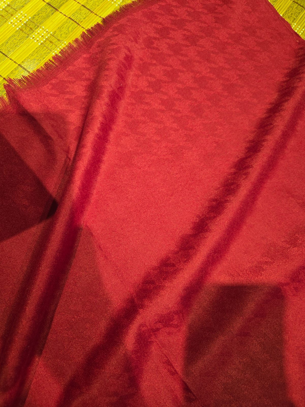 Classic Solid maroon Wool/Pashmina Stole