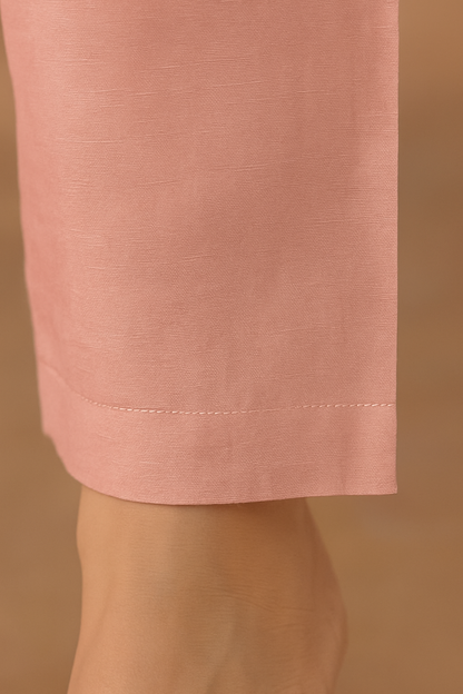 Floral hand-embroidered gota necklind