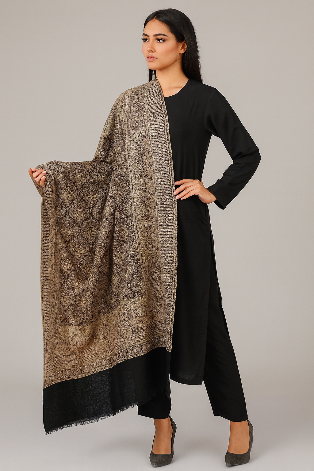 Luxury Pashmina Shawl  Timeless Elegance