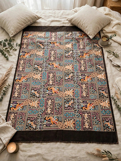 Mastani - Dark Chocolate Brown Heavily Embroidered
