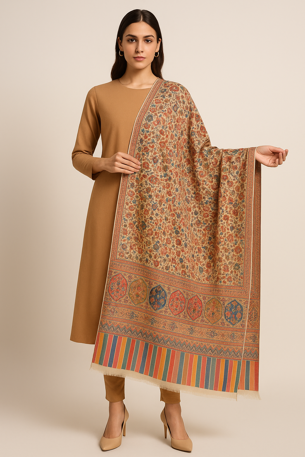 Luxury Printed Pashmina Shawl