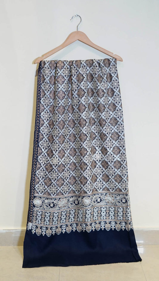Luxury Nalki Embroidered Pashmina Shawl