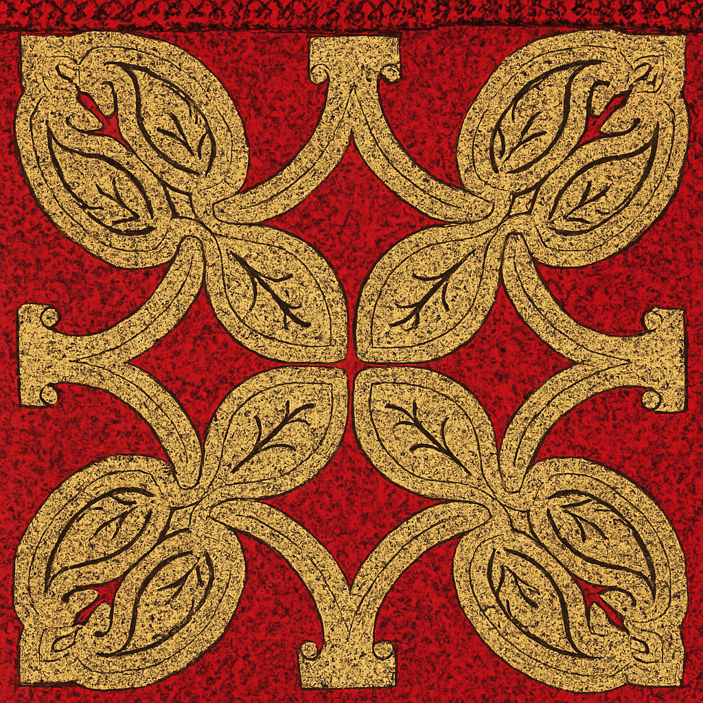 Luxury Red & Gold Aari Embroidered Pashmina Shawl