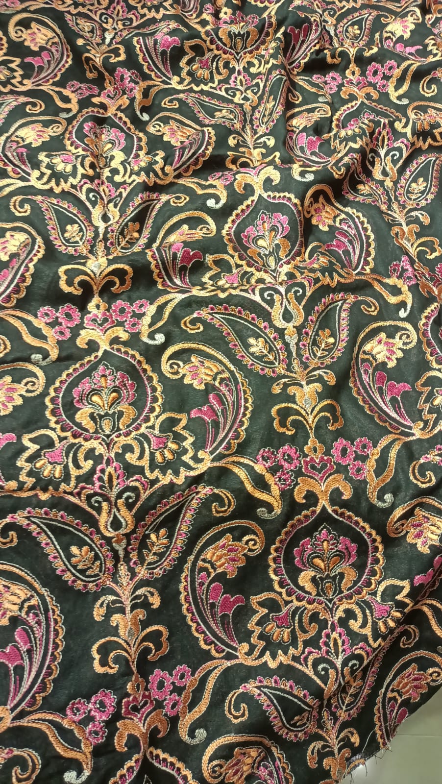Karandi embroidered shawl