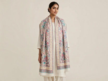 Kani weave shawl