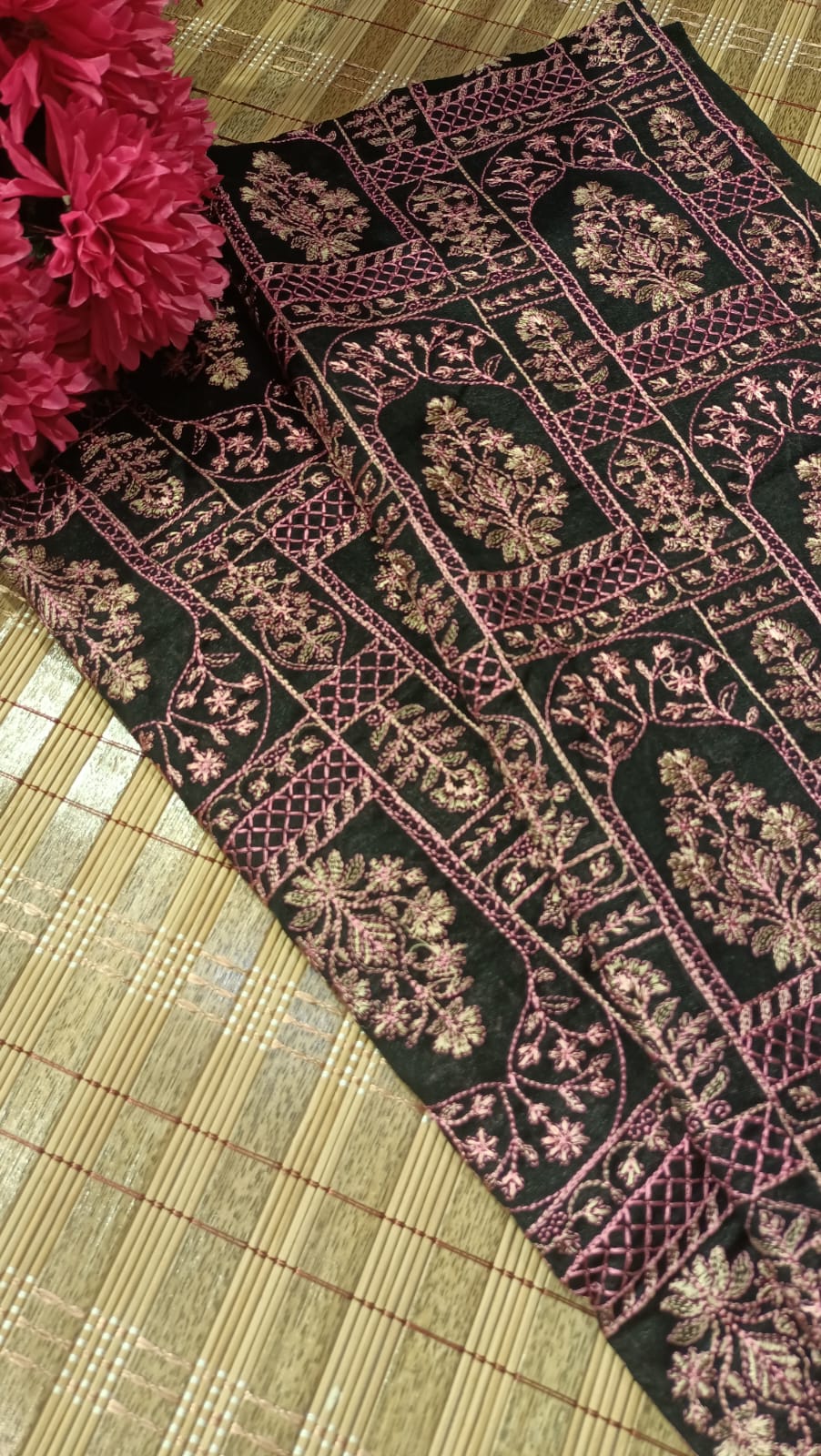 Karandi Embroidered Shawl