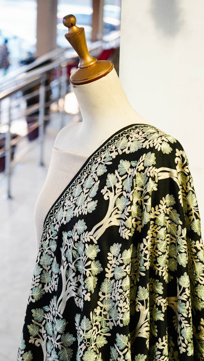 Pashmina Shawl Tree Motif Design