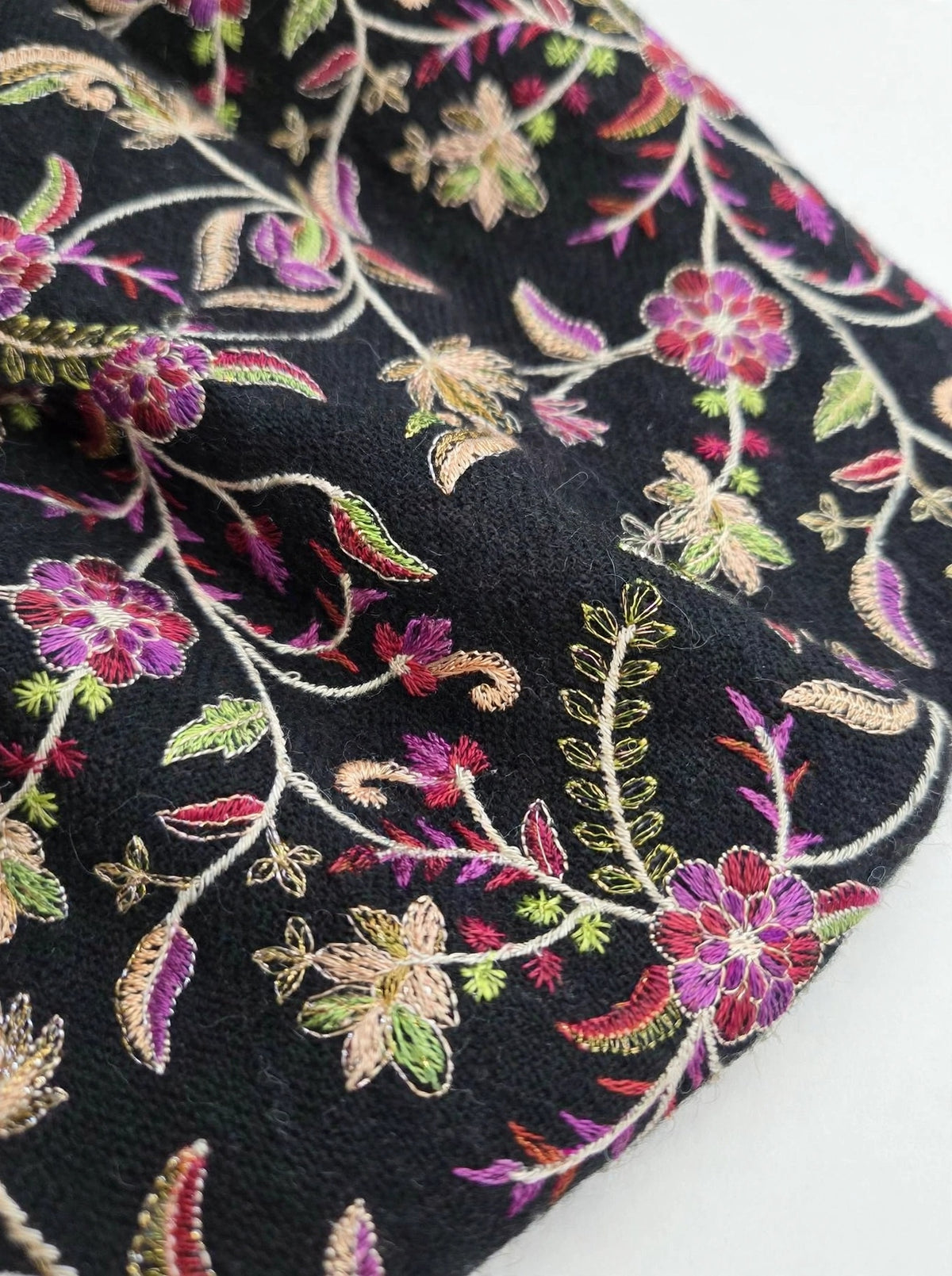 Pashmina Shawl with Papier Mâché Embroidery
