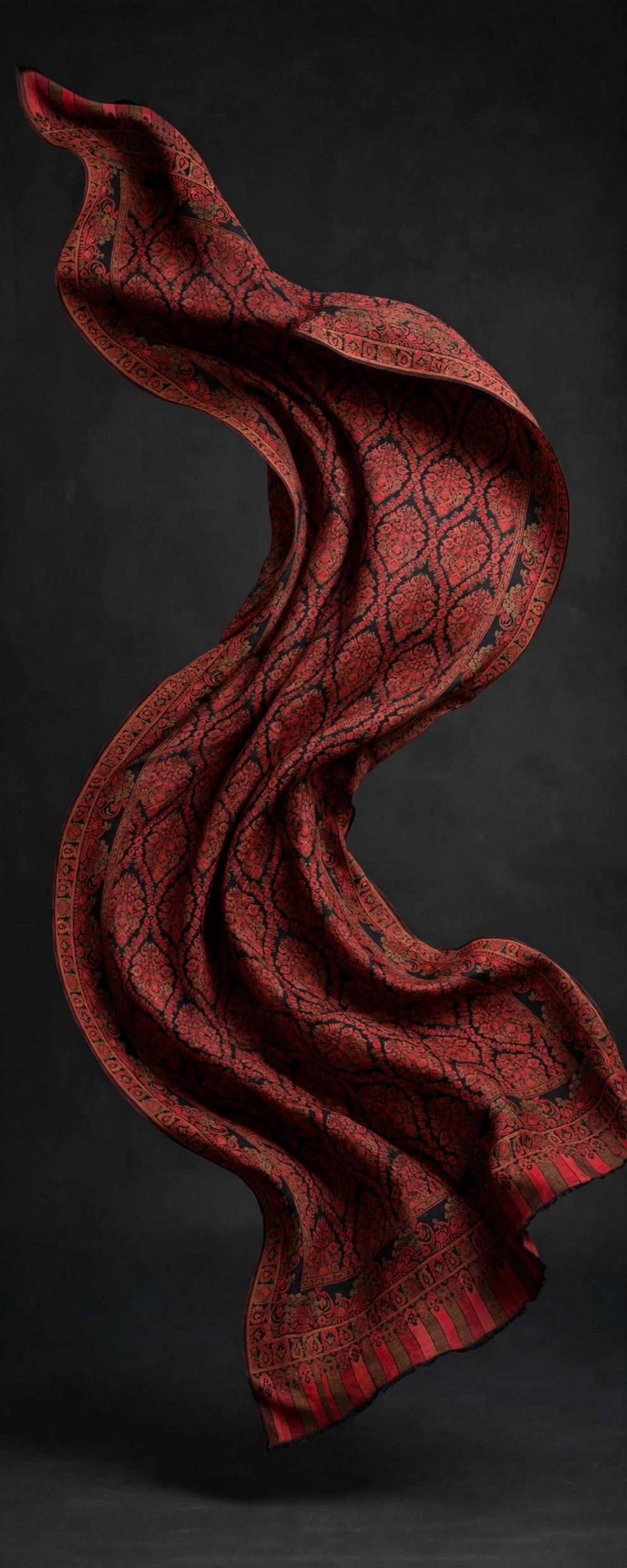 Kani weave shawl