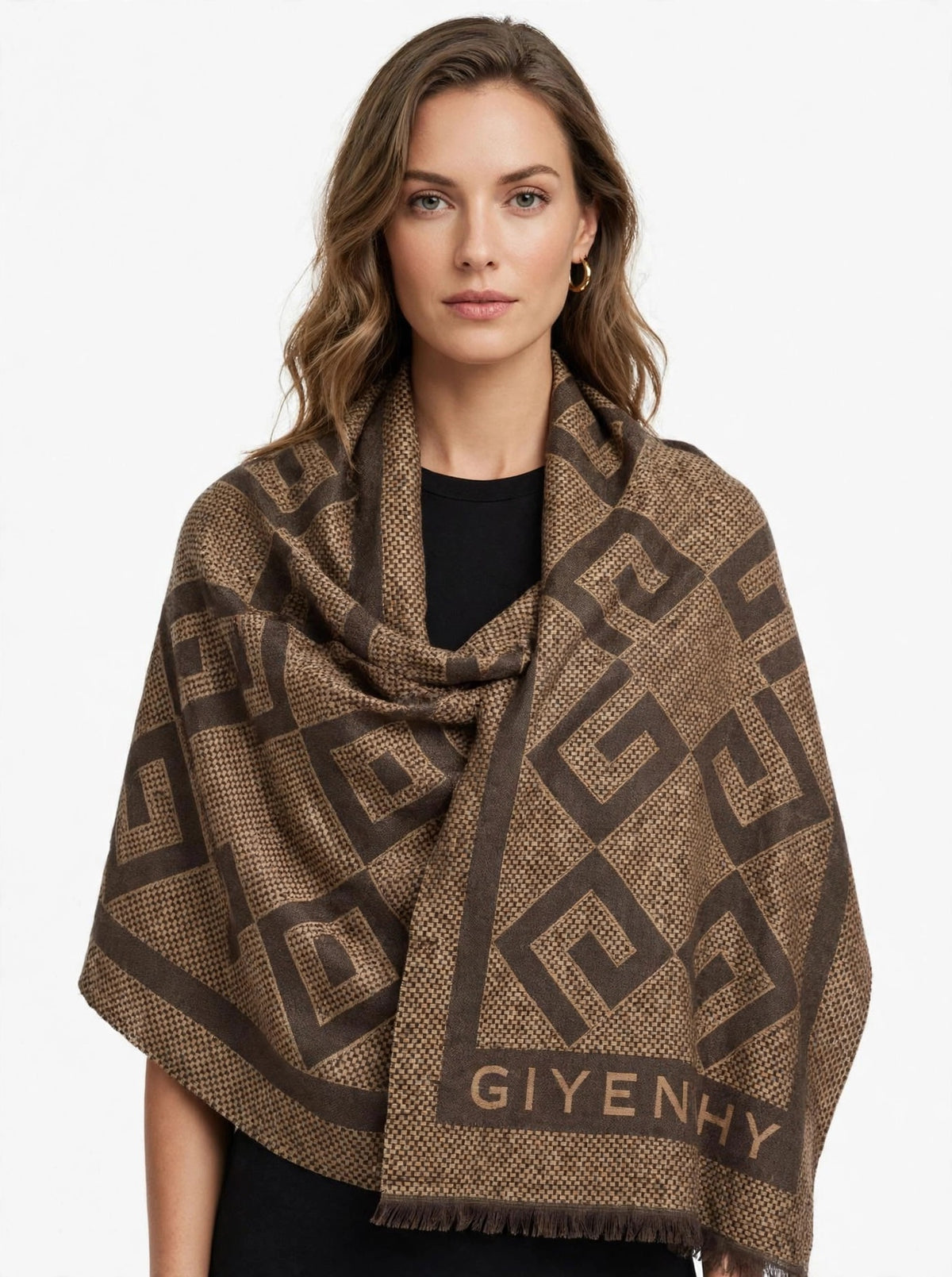 Luxury Wool Scarf Women - Soft Warm Pashmina Shawl