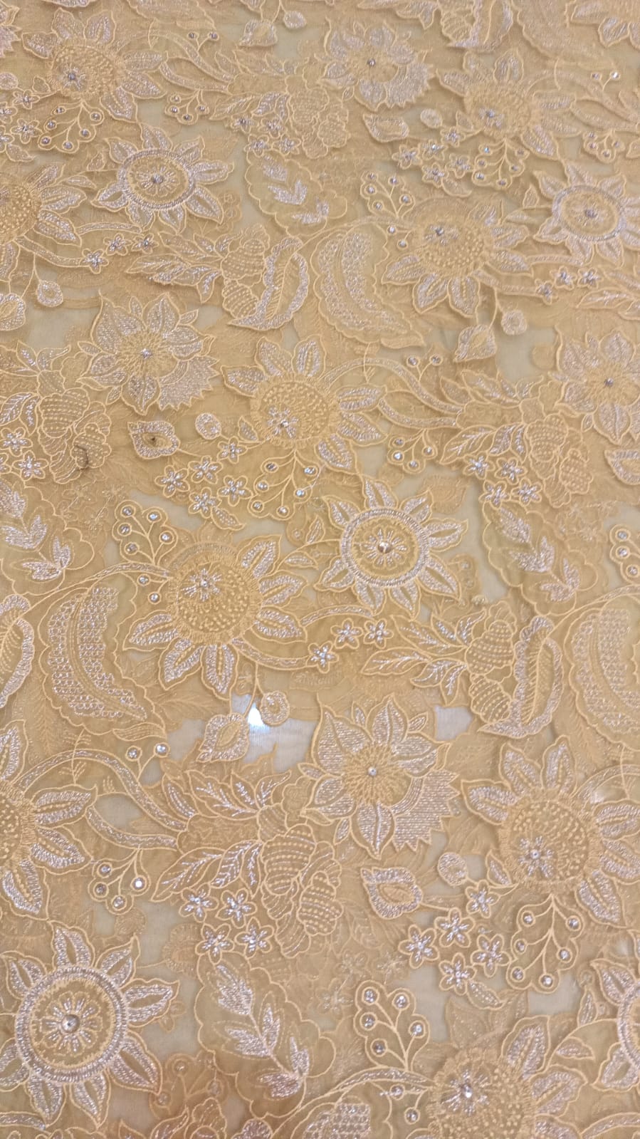 Sun-Kissed Floral Laser-Cut Appliqué
