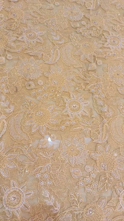 Sun-Kissed Floral Laser-Cut Appliqué