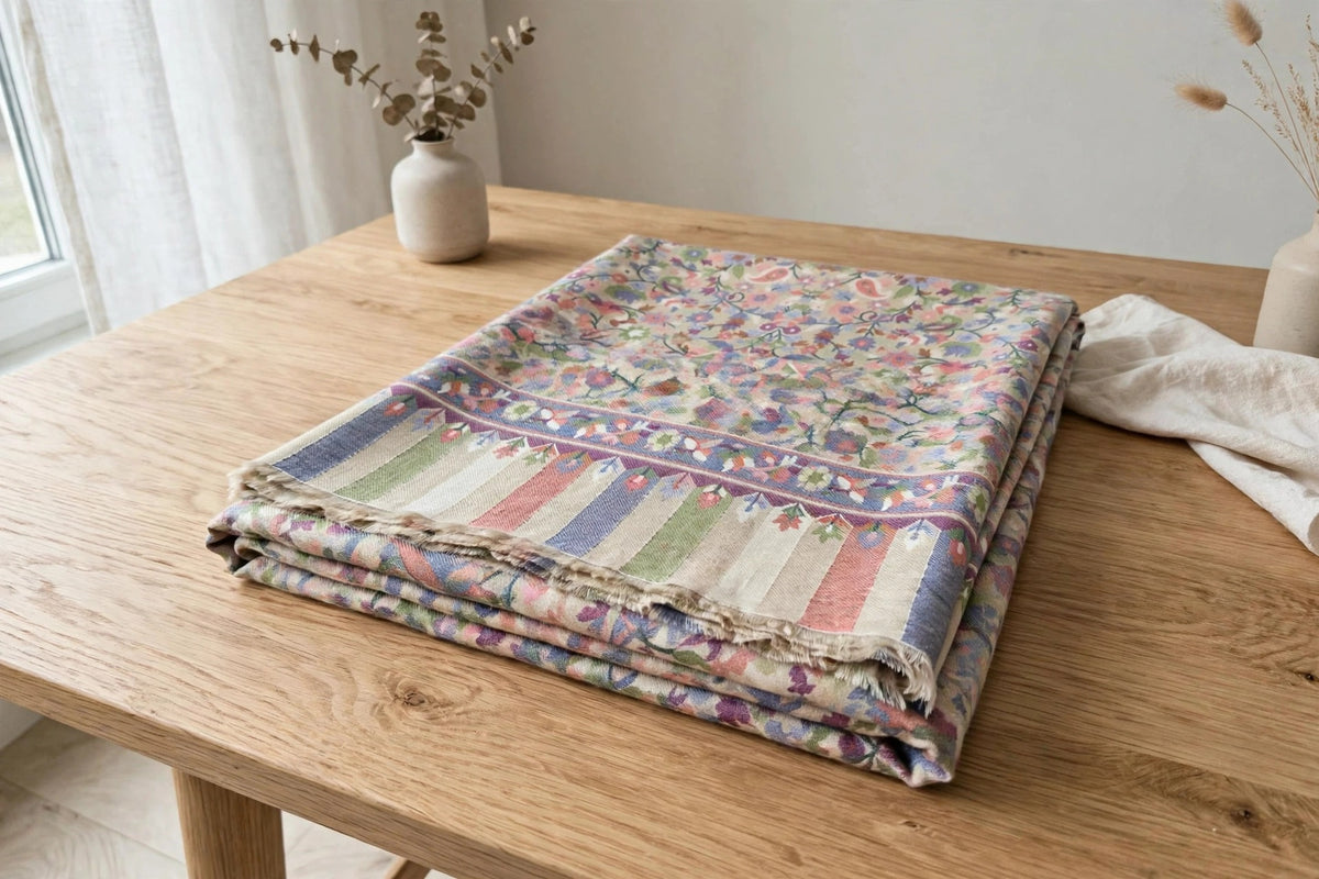 Kani weave shawl