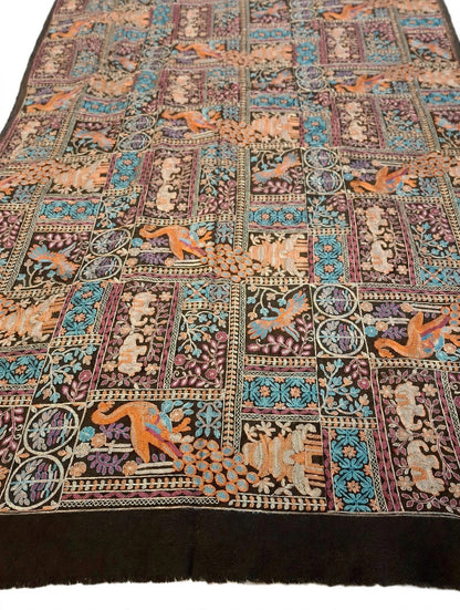 Mastani - Dark Chocolate Brown Heavily Embroidered