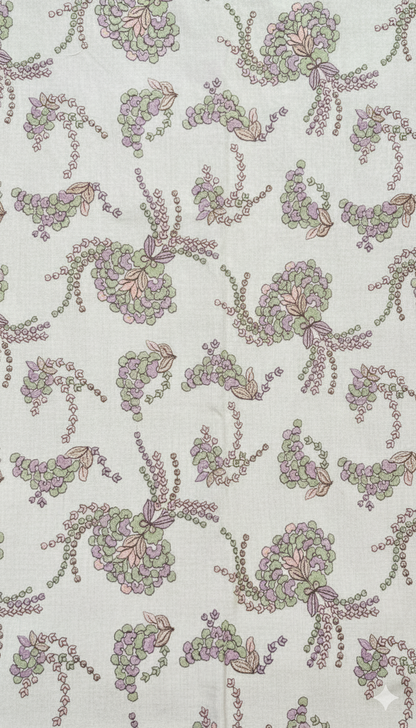 Pastel Floral Print Pashmina Shawl