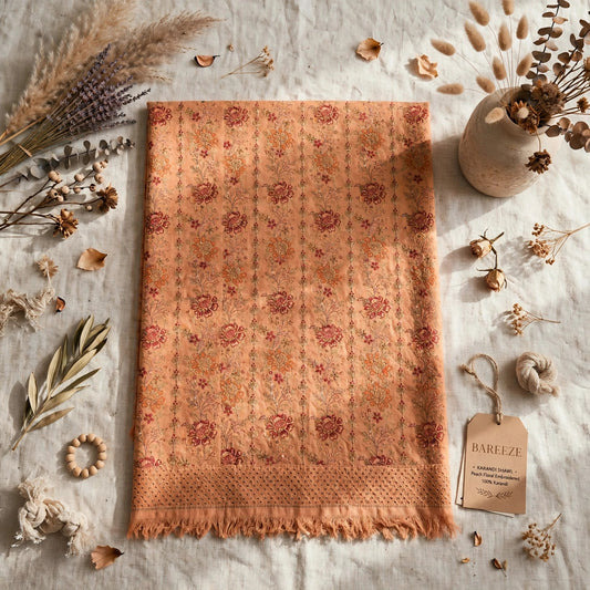 Karandi Embroidered Shawl