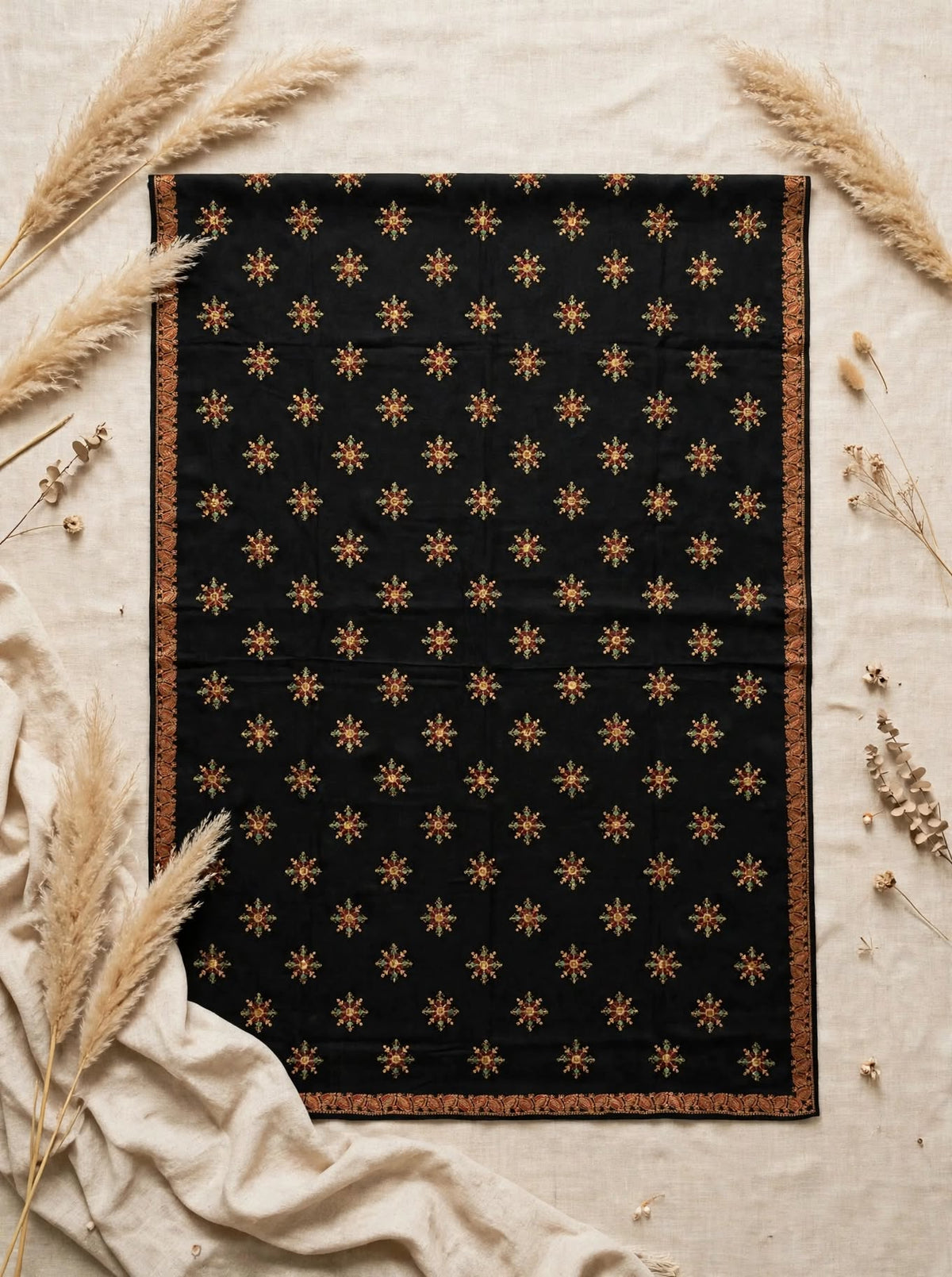 Pashmina embroidered shawl