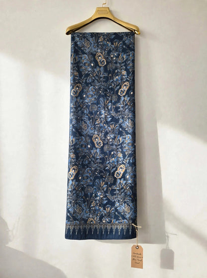 Noor-e-Kashmir - Handwoven Pure Pashmina Kani Shawl | Authentic Kashmiri Jamawar