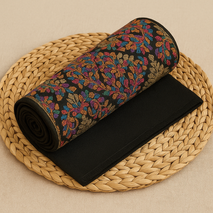 Luxury Multicolor Embroidered Pashmina Shawl