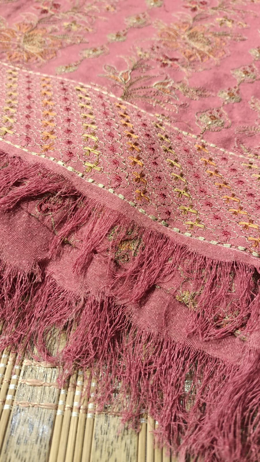 Karandi Embroidered Shawl