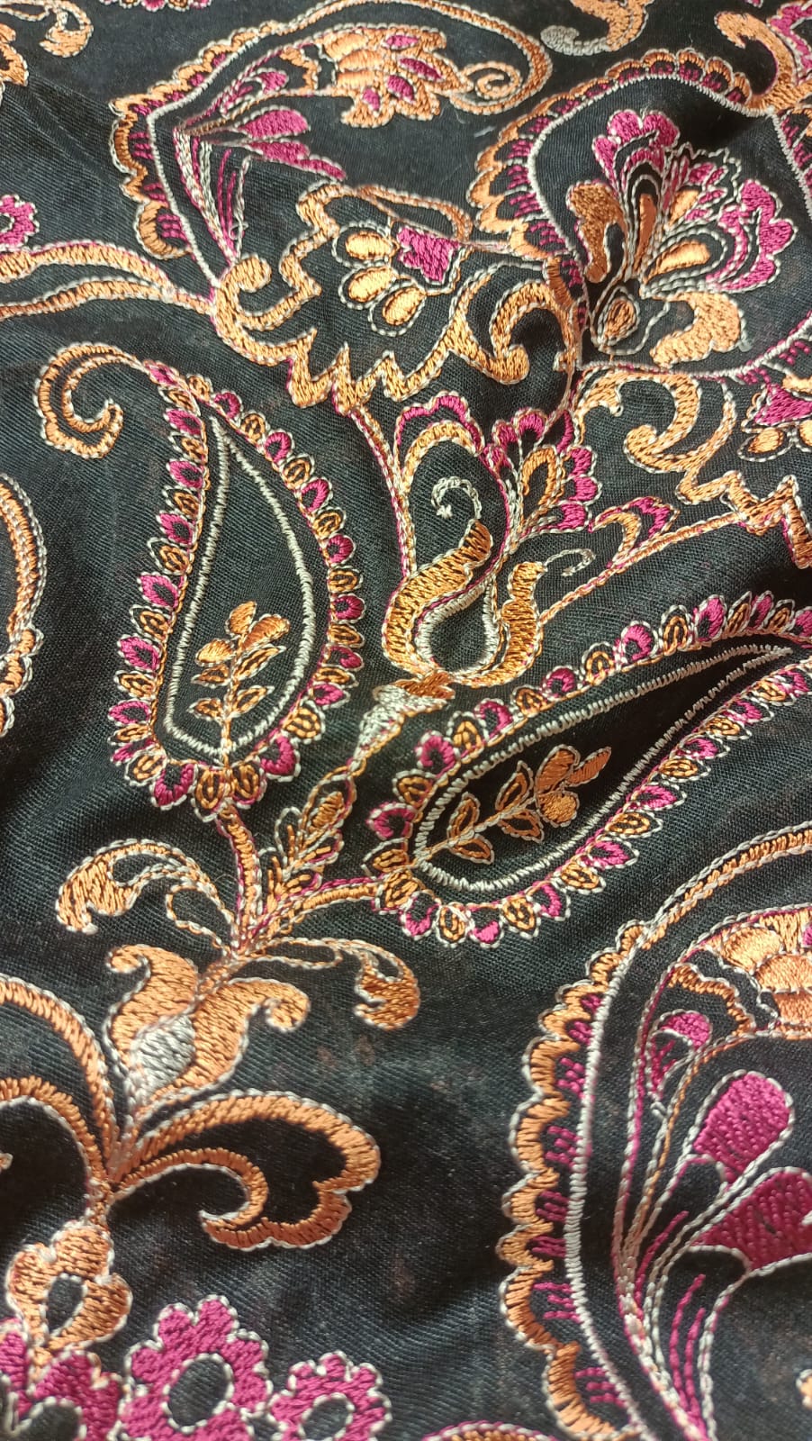 Karandi embroidered shawl