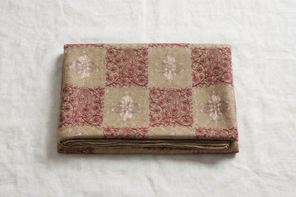 Beige Pashmina Aari Embroidery Shawl